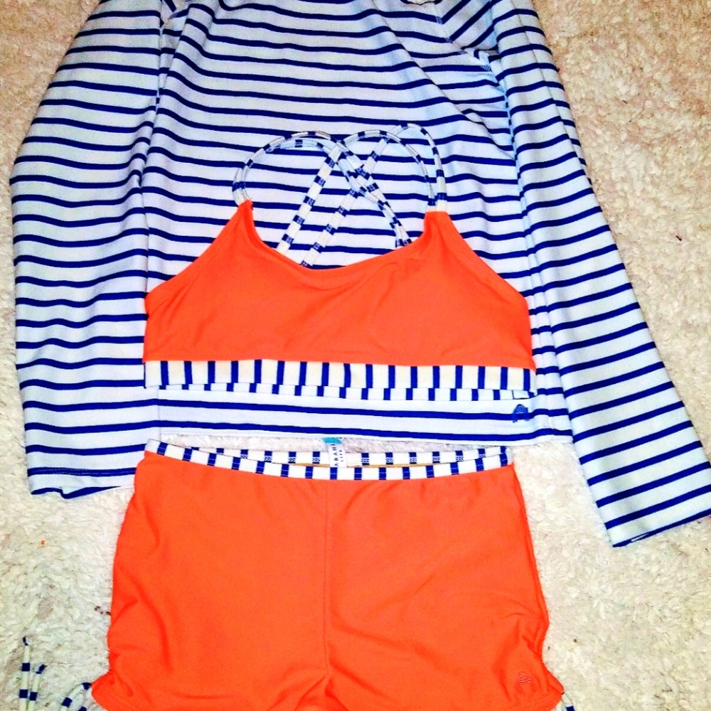 Cabana life 3 piece set long sleeve top